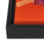 Taurus Birthday Cake in Burnt Orange Framed Canvas Print Gallery Image 3