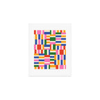 Basket Glitch Art Print Gallery Image 1