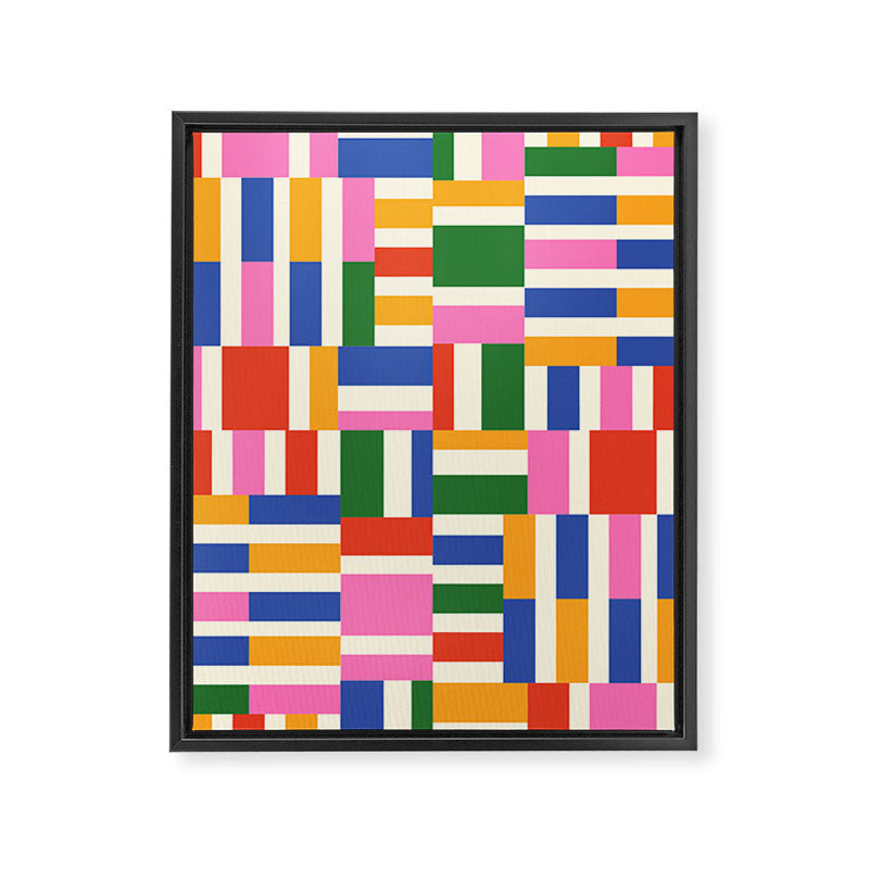 Basket Glitch Framed Canvas Print Gallery Image 8