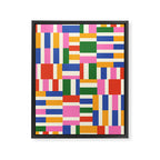 Basket Glitch Framed Canvas Print Gallery Image 8