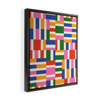 Basket Glitch Framed Canvas Print Gallery Image 2