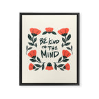 Be Kind to the Mind Framed Canvas Print Gallery Image 8