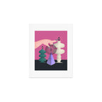 Black Flame Candle  Art Print Gallery Image 1