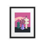 Black Flame Candle  Framed Art Print Gallery Image 6