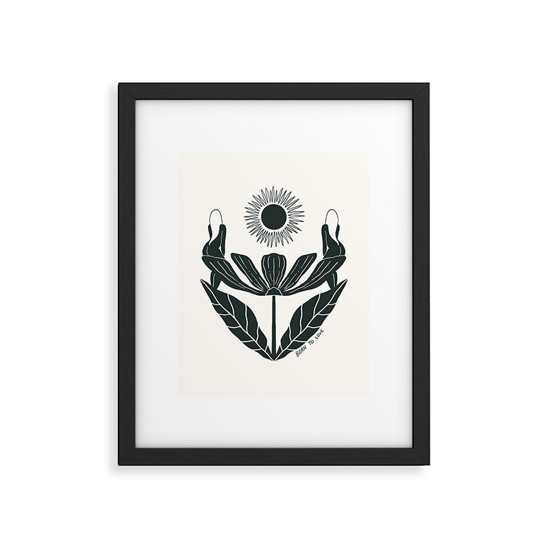 Born to Love Framed Art Print Gallery Image 6