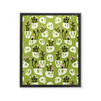 Botanical Heads Will Roll Framed Canvas Print Gallery Image 8