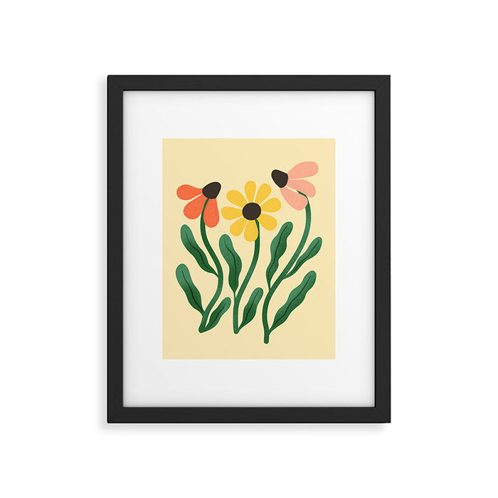 Brown Eyed Susans Flower Market Framed Art Print Gallery Image 1