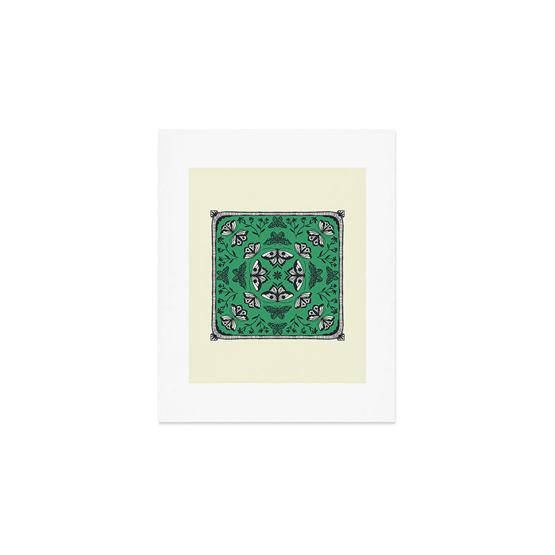 Butterfly Kaleidoscope Art Print Gallery Image 1