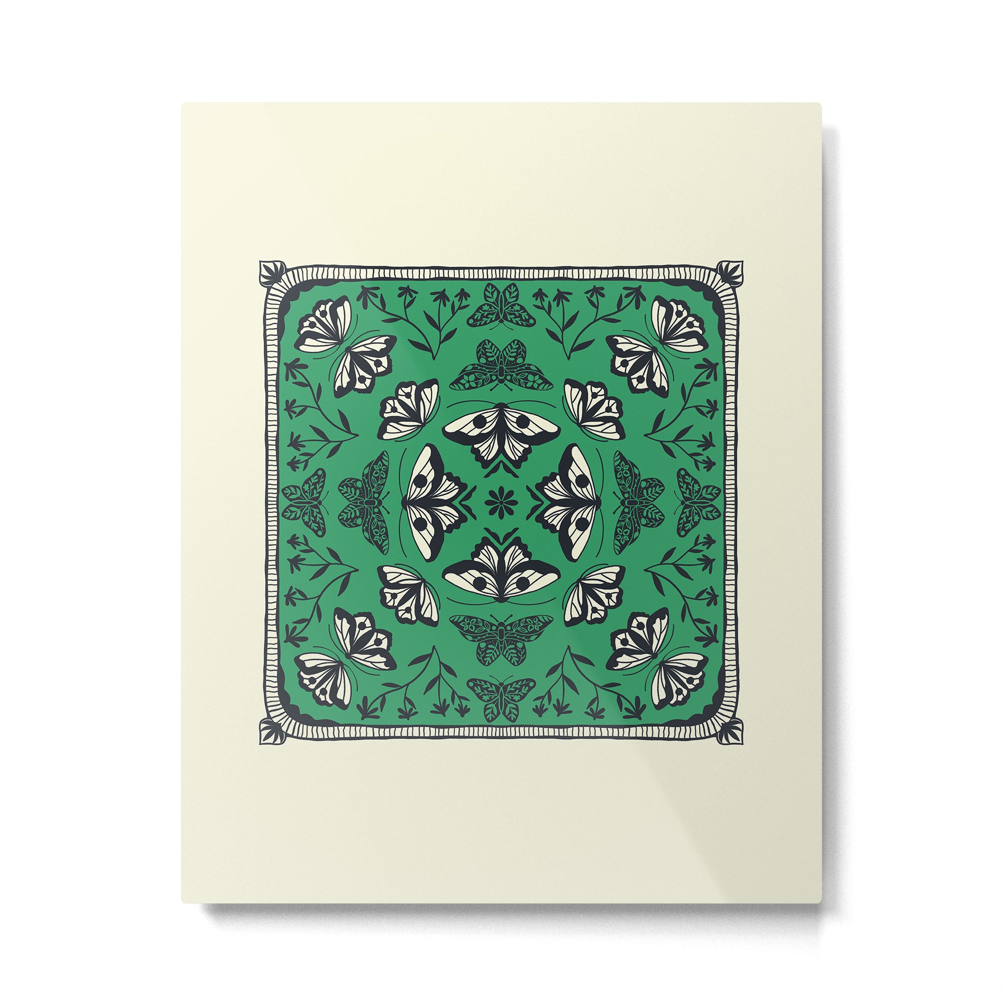 Butterfly Kaleidoscope Metal Print Gallery Image 6