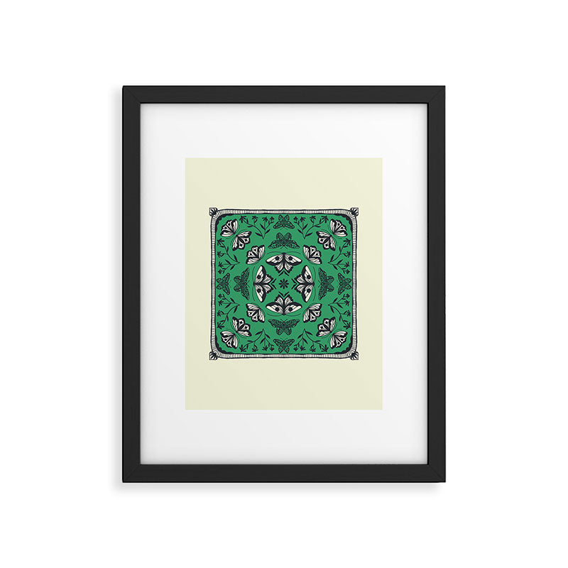 Butterfly Kaleidoscope Framed Art Print Gallery Image 6