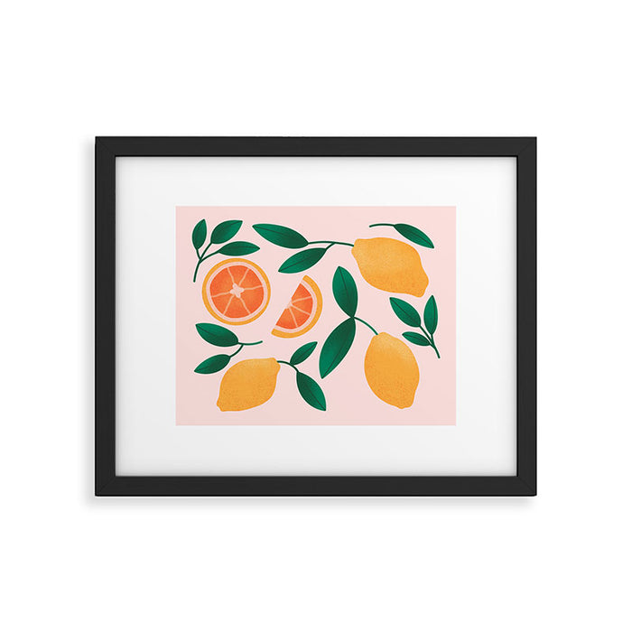 Citrus Fruits Framed Art Print Gallery Image 1