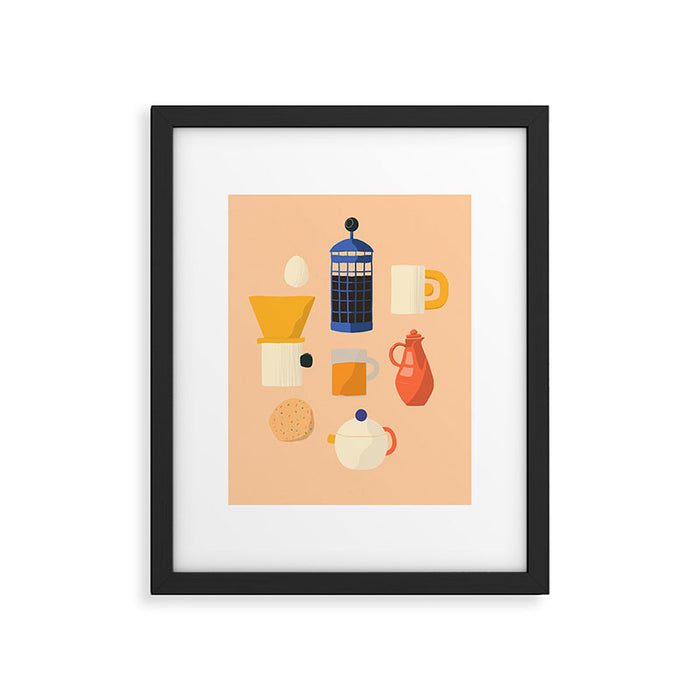 Coffee Snob Still Life Framed Art Print Gallery Image 1