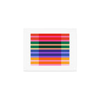Color Block Stripes Art Print Gallery Image 1