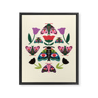 Colorful Autumn Moths Framed Canvas Print Gallery Image 8