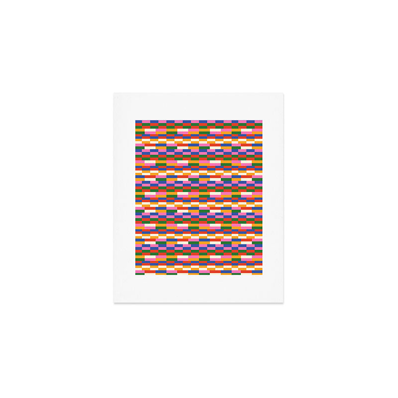 Colorful Bricks Art Print Gallery Image 1