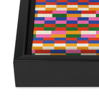 Colorful Bricks Framed Canvas Print Gallery Image 3