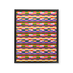 Colorful Bricks Framed Canvas Print Gallery Image 8