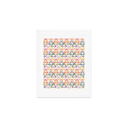 Colorful Triangle Stamp Pattern Art Print Gallery Image 1
