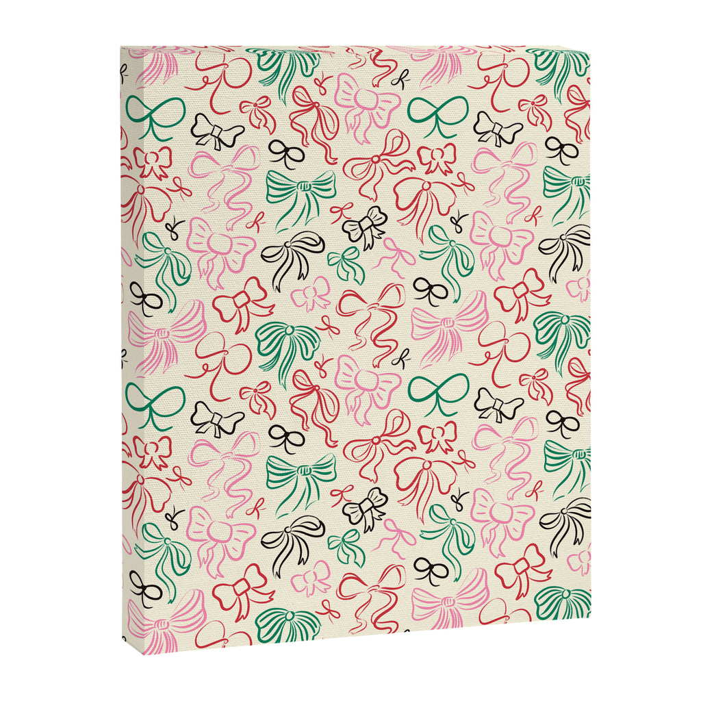 Coquette Holiday Bows Canvas Print Gallery Image 3