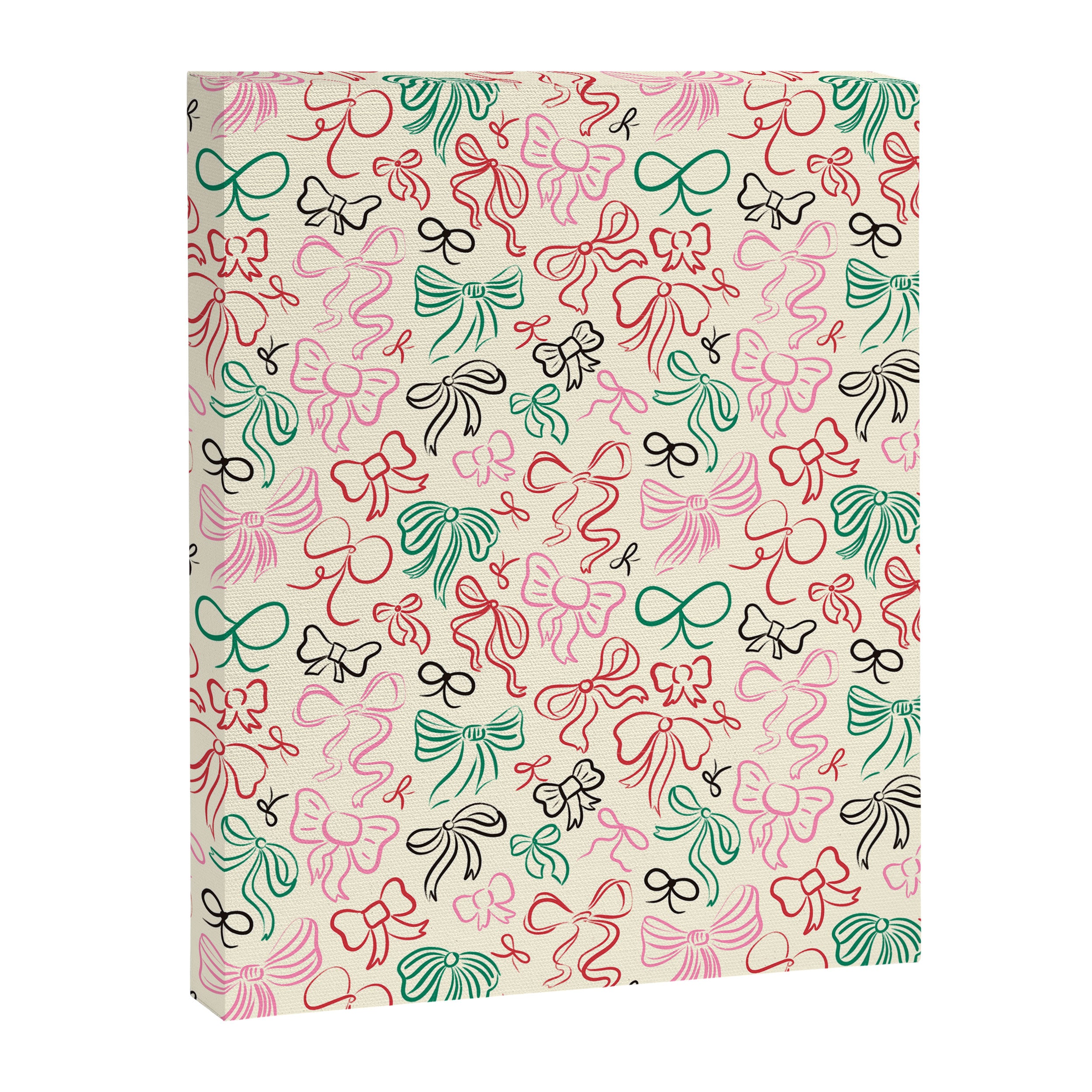 Coquette Holiday Bows Canvas Print Gallery Image 3