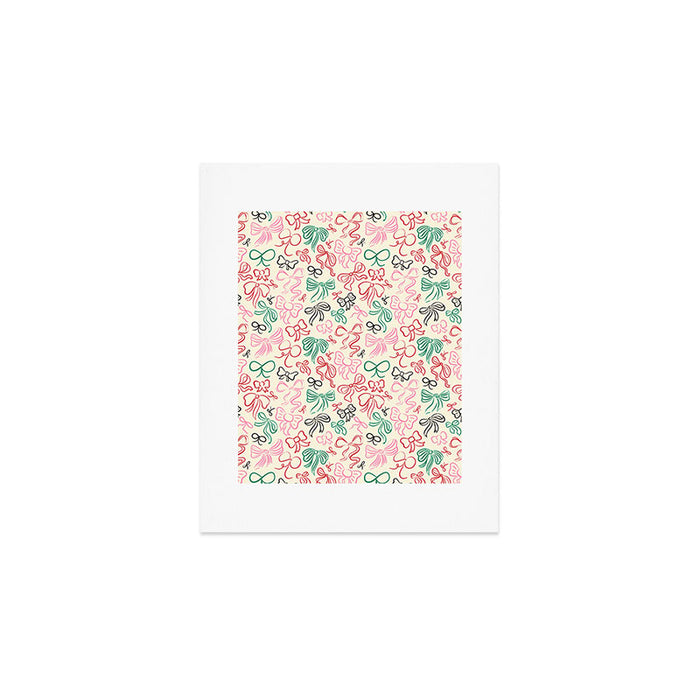 Coquette Holiday Bows Art Print Gallery Image 1