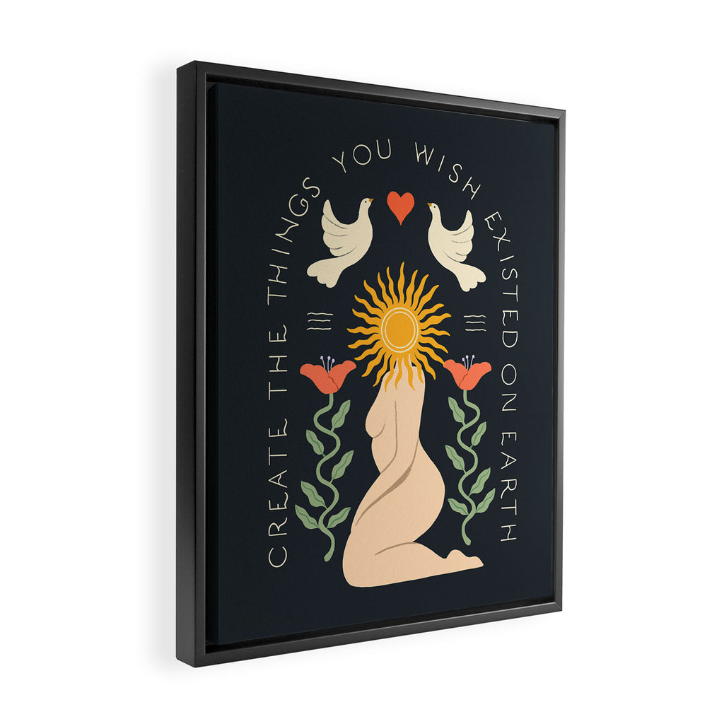 Creative Magic  Framed Canvas Print Gallery Image 2