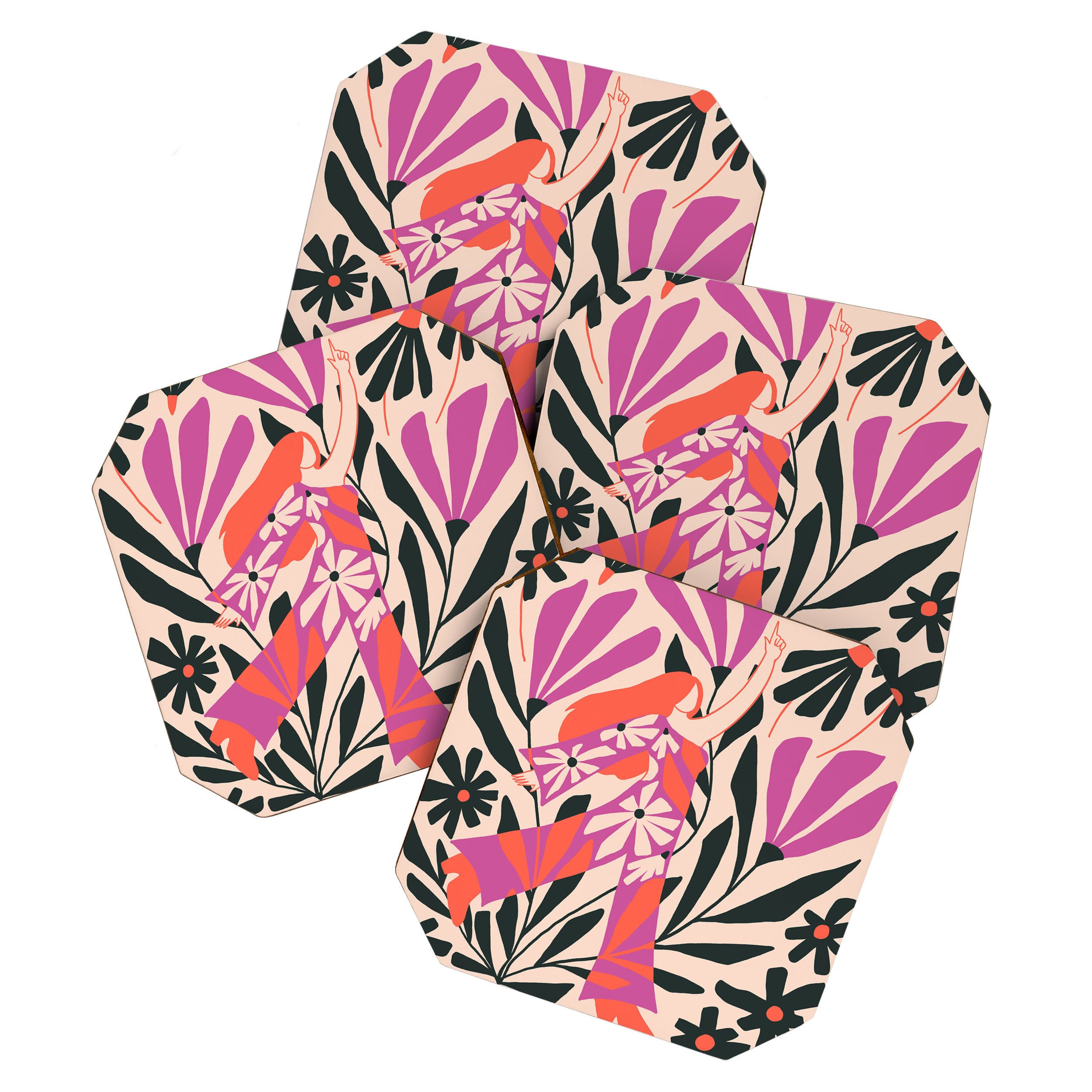 Daisy Disco Dancer  Coaster Gallery Image 1