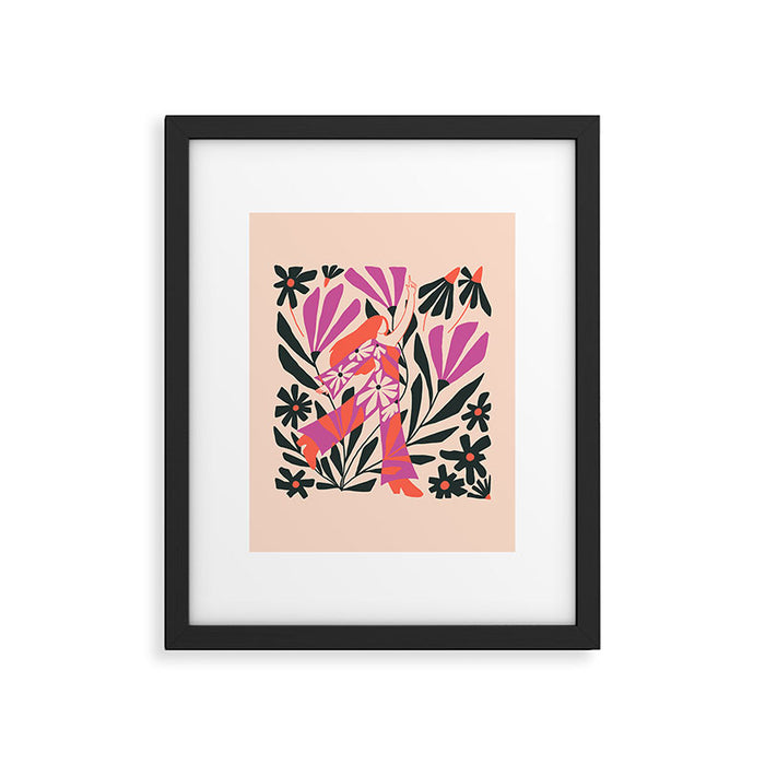 Daisy Disco Dancer  Framed Art Print Gallery Image 1