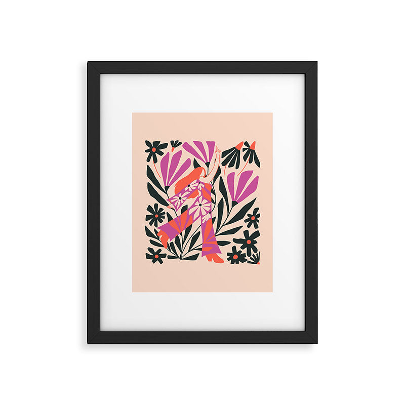 Daisy Disco Dancer  Framed Art Print Gallery Image 6