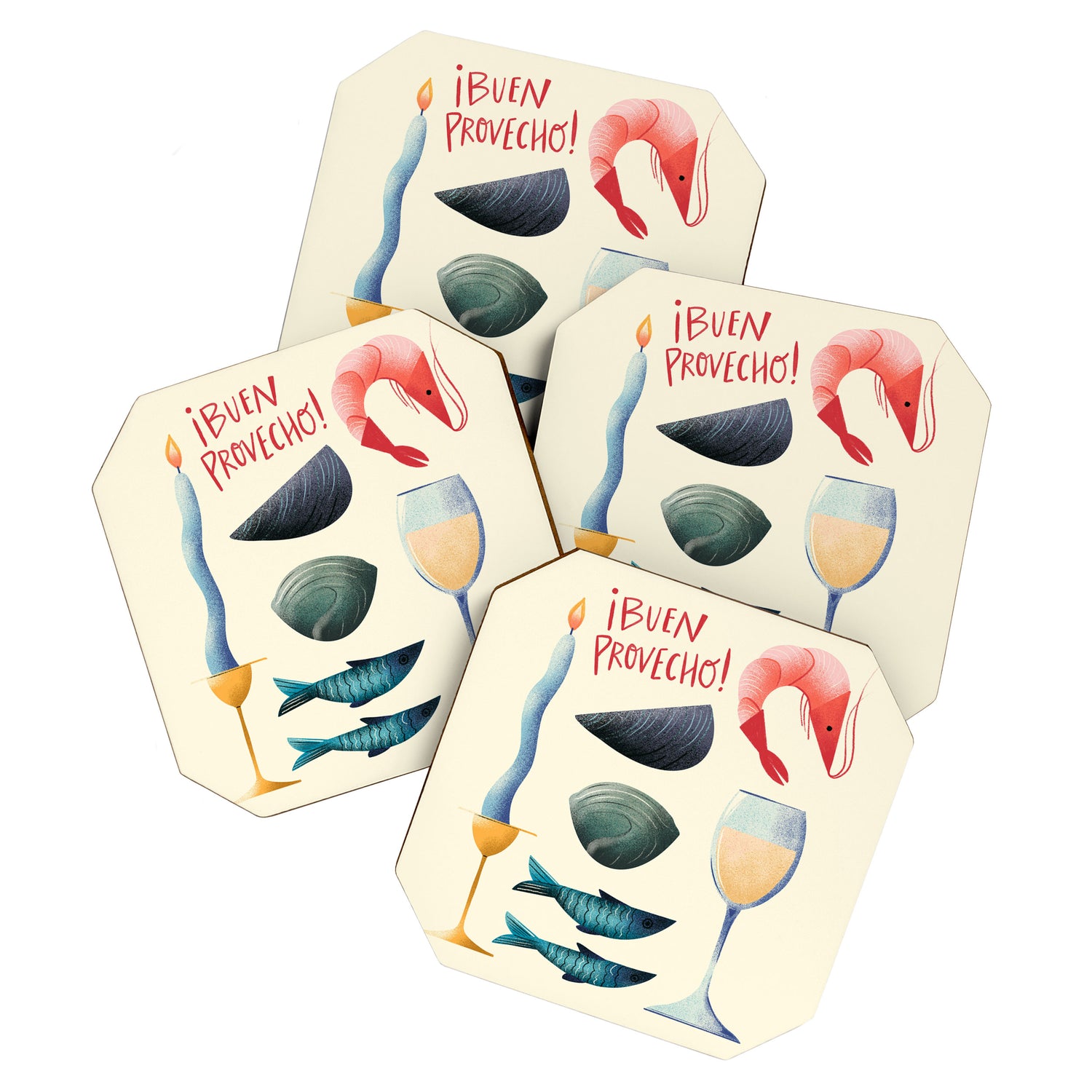 Dinner in Spain Coaster Gallery Image 1