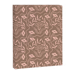 Dreamy Victorian Flower Pattern on Mocha Mousse Canvas Print Gallery Image 8