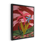 Expressionist Lilly Flowers  Framed Canvas Print Gallery Image 2