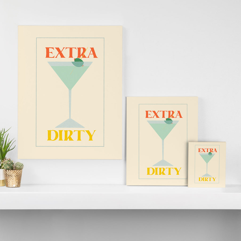 Extra Dirty Martini Canvas Print Gallery Image 3