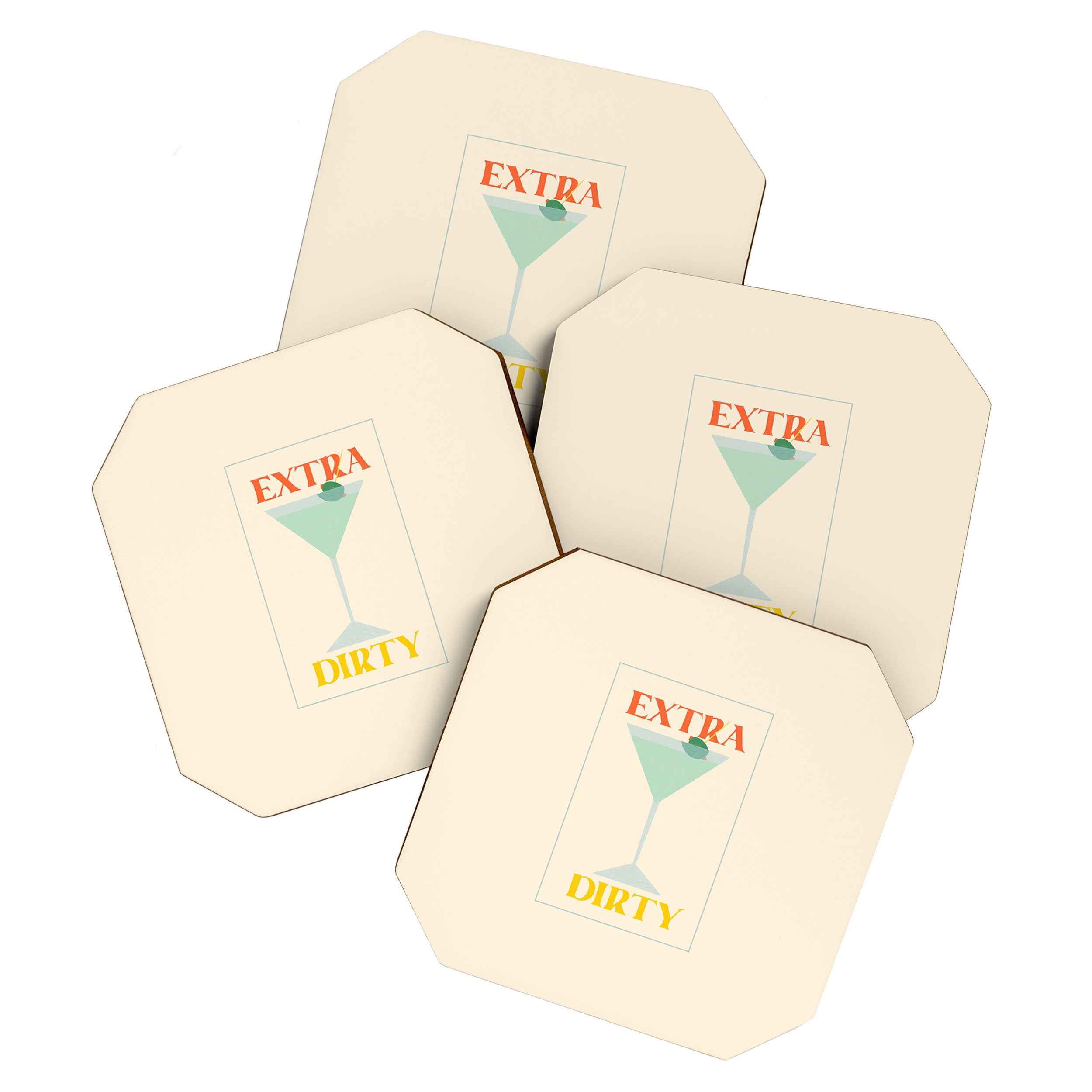 Extra Dirty Martini Coaster Gallery Image 1