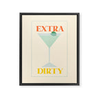 Extra Dirty Martini Framed Canvas Print Gallery Image 6