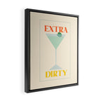 Extra Dirty Martini Framed Canvas Print Gallery Image 2