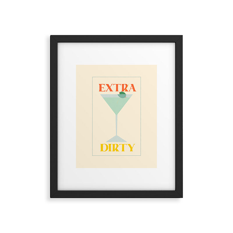 Extra Dirty Martini Framed Art Print Gallery Image 5