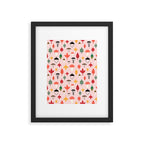 Foraged Mushrooms and Fall Acorns Framed Art Print Gallery Image 6