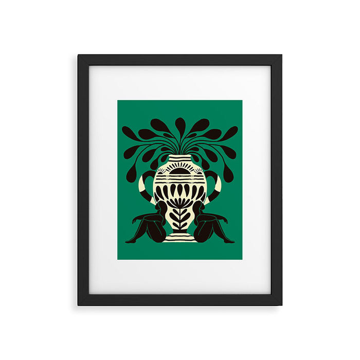 Greco Ladies and Vase Framed Art Print Gallery Image 1