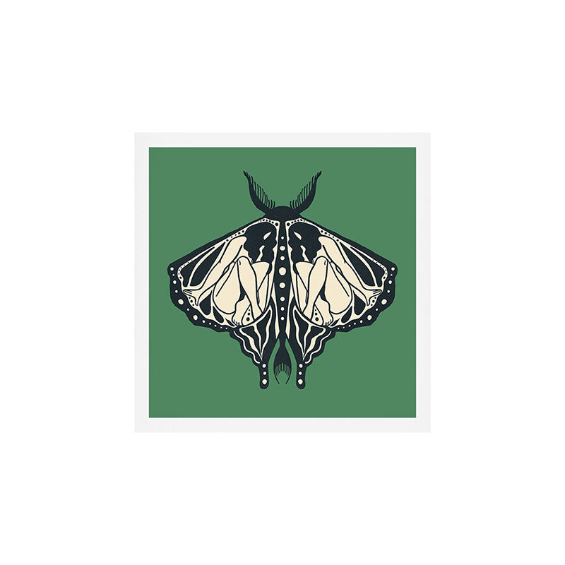 Green Metamorphosis Art Print Gallery Image 1