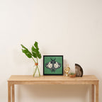 Green Metamorphosis Framed Canvas Print Gallery Image 3