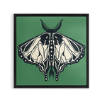 Green Metamorphosis Framed Canvas Print Gallery Image 3