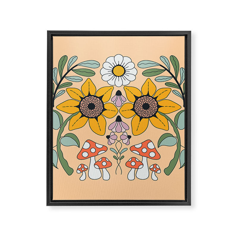 Kaleidoscope Garden Framed Canvas Print Gallery Image 8