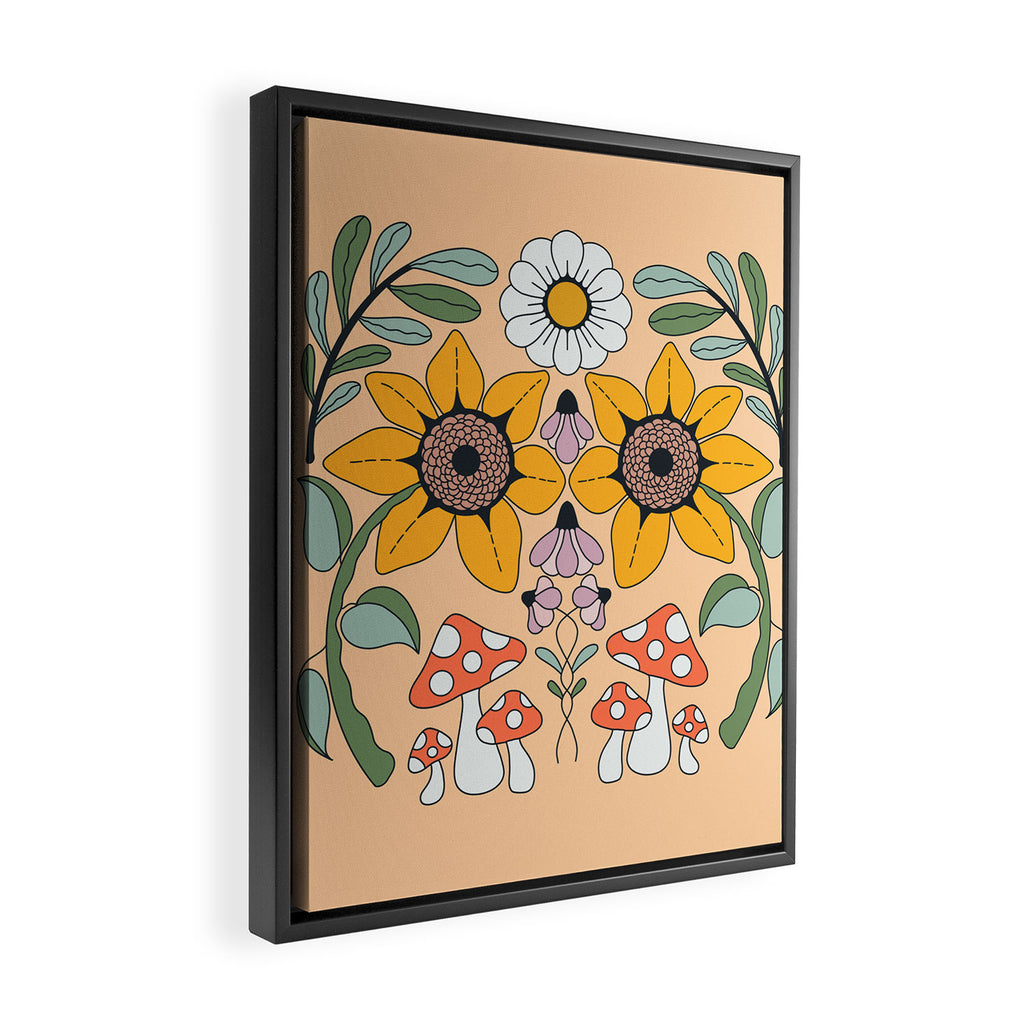 Kaleidoscope Garden Framed Canvas Print Gallery Image 2