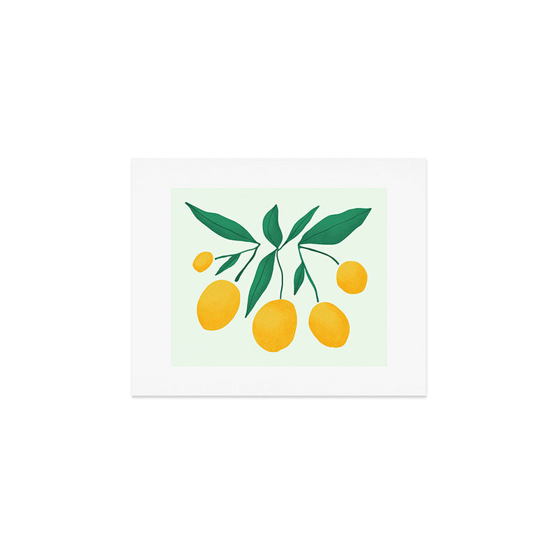 Lemons Branches Art Print Gallery Image 1