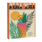 Mai Tai Vintage Cocktail Recipe  Canvas Print Gallery Image 6