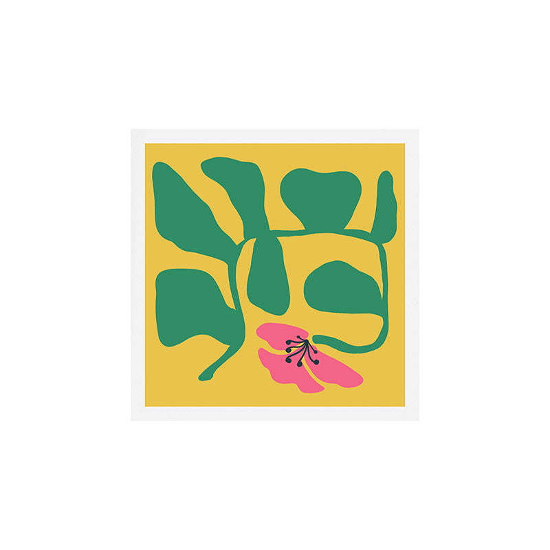Midcentury Hibiscus 2 Art Print Gallery Image 1