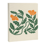 Midcentury Nasturtium on Vines Canvas Print Gallery Image 8