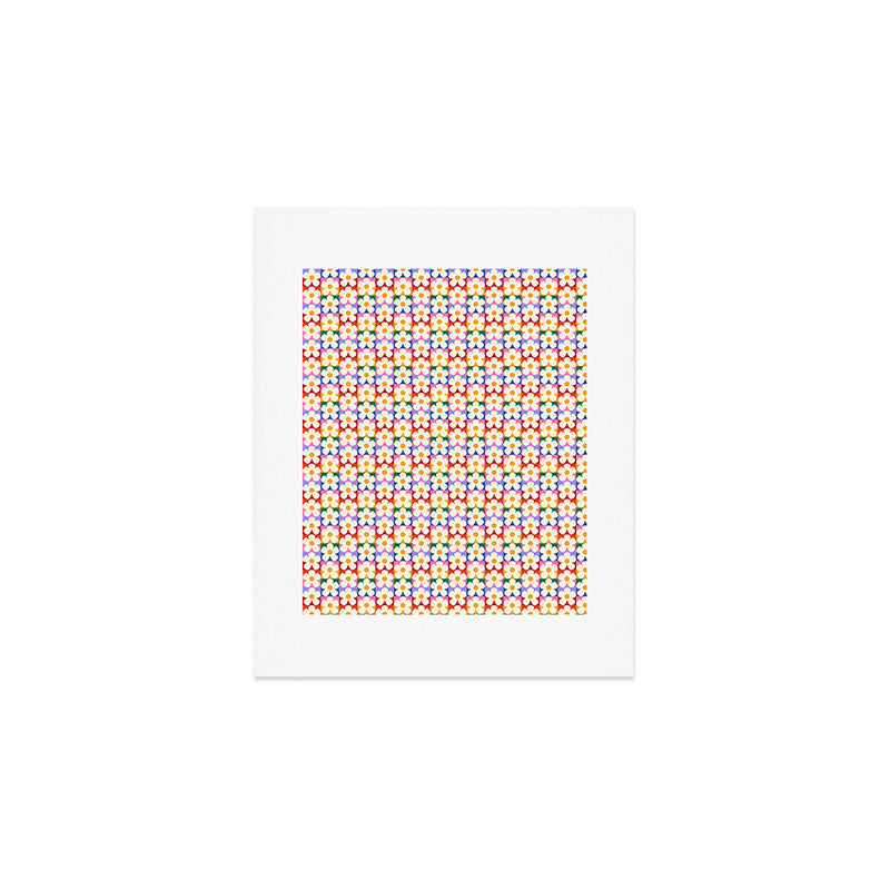 Mod Daisies  Art Print Gallery Image 1