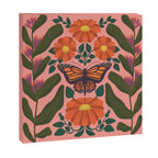 Monarch Butterfly and Milkweed  Canvas Print Gallery Image 3